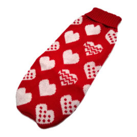 Jersey corazones rojo 40cm